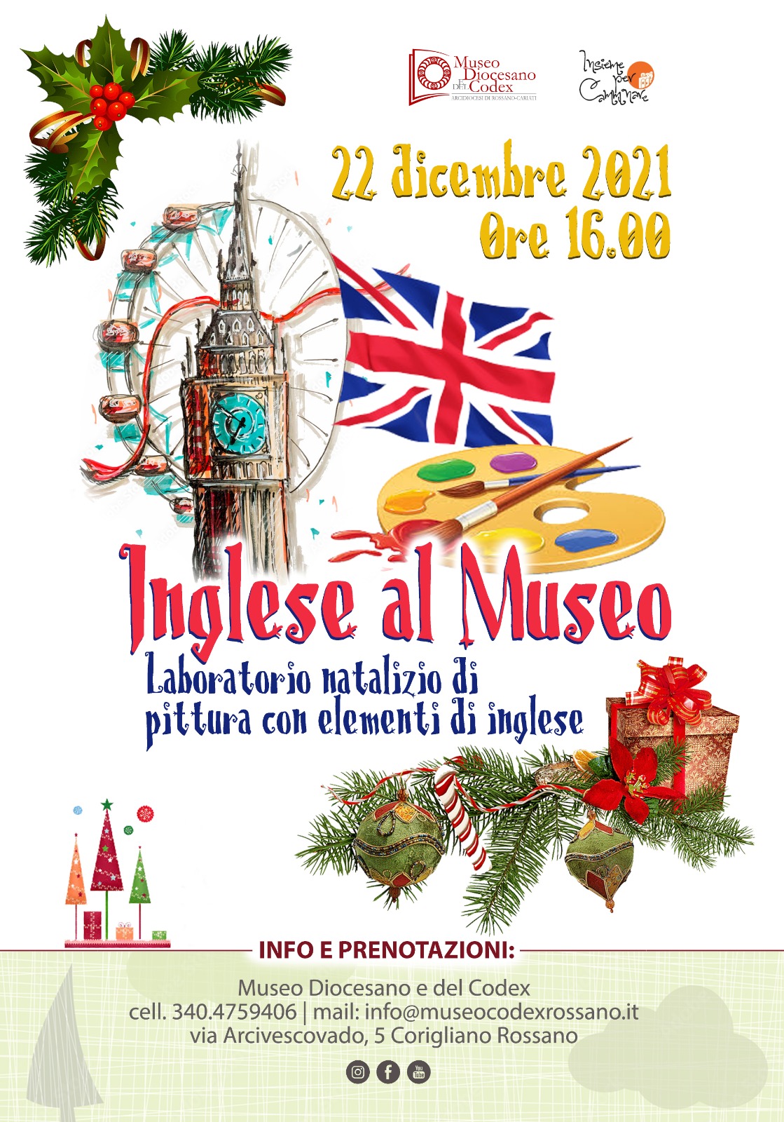 LABORATORIO NATALIZIO IN INGLESE